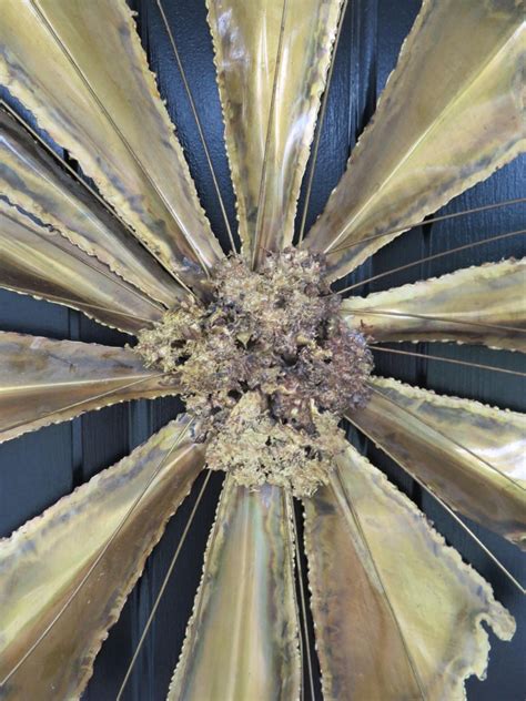 Lighting / april 10, 2017. Fabulous Brutalist Brass Starburst Sunburst Wall Sculpture, Mid-Century Modern For Sale at 1stdibs