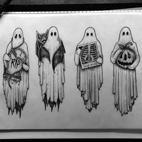 20 Best Ghost Tattoos To Inspire You