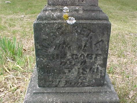 Margaret E Galusha Cobb Unknown Find A Grave Memorial