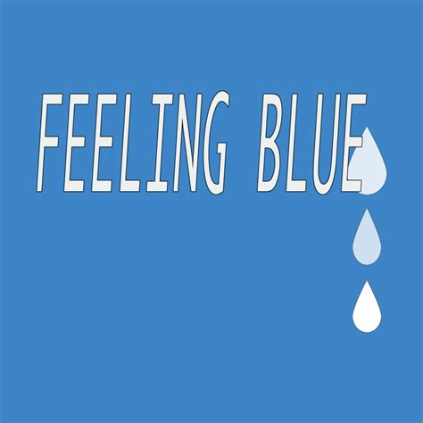 Feeling Blue In Blue Mariannemadsons Artist Shop