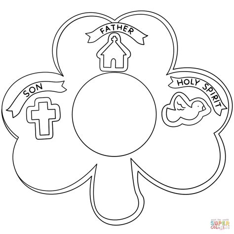 Free Holy Trinity Coloring Pages