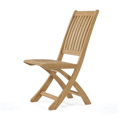 Whether you choose a teak dining chair that has 100% teak wood or is a blend of sunbrella© rope or batyline® mesh, we know you'll love the smooth, silky wood and comfort of stability! Barbuda Folding Teak Dining Chair - Westminster Teak Outdoor Furniture