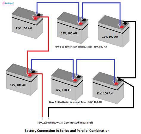 Two 12 Volt Batteries In Parallel Diagram