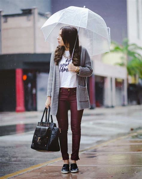 Looks Ideales Para Esos Días De Lluvia En Primavera Moda lluvia