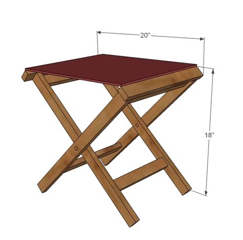 In preparation for the greatest time of year, i'm thinking i might try my hand at one of these diy folding. Folding Camp Stools | Ana White