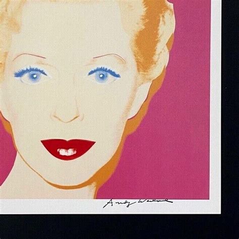 Andy Warhol Vintage 1984 Lana Turner Print Signed Mounted In 11x14 Board Ebay
