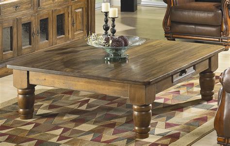 French Country 48 Inch Square Coffee Table French
