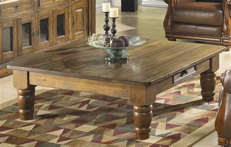 Large square reclaimed wood coffee table lake and mountain home. French Country 48 Inch Square Coffee Table | French ...