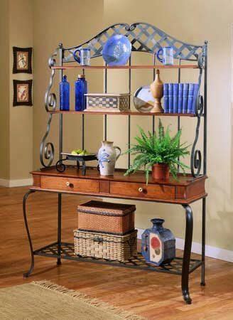 One of the basic pieces of furniture, a chair is a type of seat. Baker's Rack. Pretty extra storage and counter space for ...