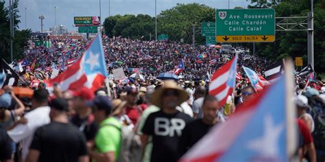 Photos Show Protests To Force The Puerto Rican Governor Out Of Office