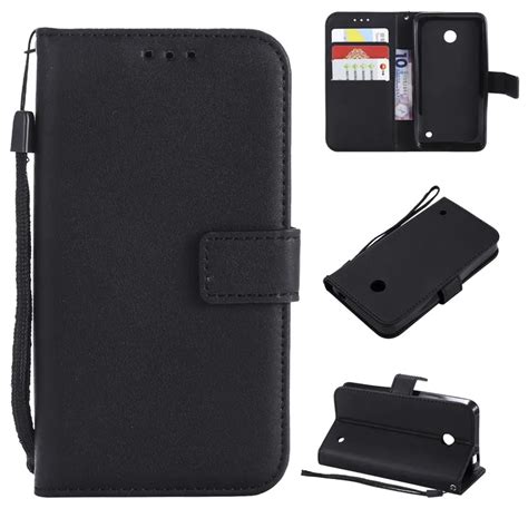 Luxury Leather Wallet Phone Case For Nokia Lumia 630 Ds Dual Sim Rm 978