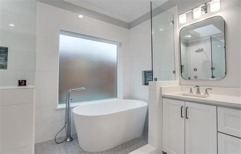 Modern Bathroom Remodel In Dallas Tx By Dfw Improved