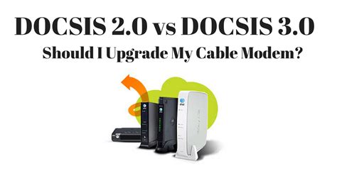 Supports ipv4 and ipv6 internet browsing if you're still on slower speeds 100mbps and lower, you may just stick with docsis 3.0. DOCSIS 2.0 vs DOCSIS 3.0 (and 3.1) - Should I Upgrade My Cable Modem?