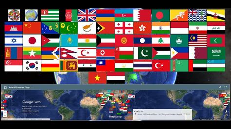International and national flags used in asia. Asia Flag - YouTube