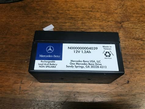 Genuine Mercedes Benz Auxiliary Battery Electrical System Battery 12v