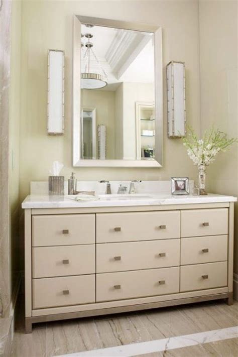 The original vanity had the entire cabinet touching the bathroom floor so to avoid this problem happening again, i decided to design a vanity with legs i decided to attach the vanity to the studs behind the wall to keep it secure. Gap Between Vanity And Side Wall - Design Collection