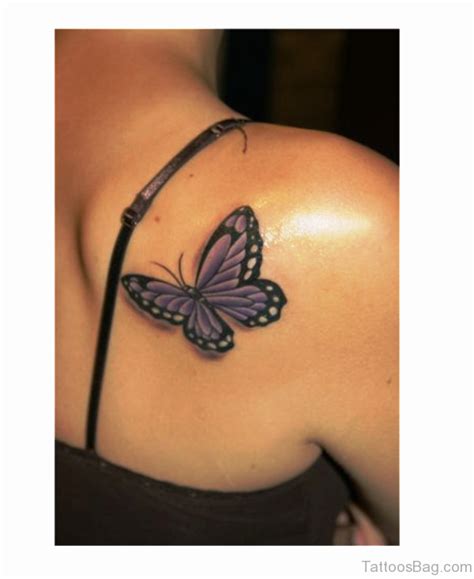 It is an elegant, appetizing and feminine design, where the use of colors and soft tones helps to enhance this aspect. 80 Dazzling Butterfly Tattoos On Shoulder