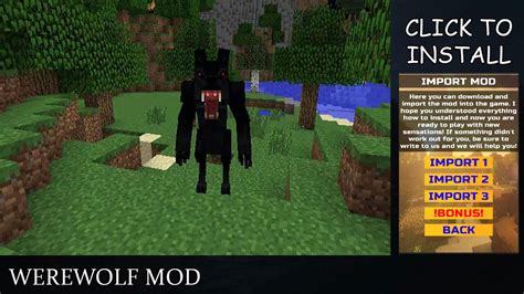 Werewolf Mod For Minecraft Pe Apk For Android Download
