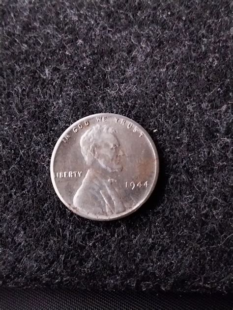 1944 Steel Wheat Penny. Magnetic. 2.7 Grams. Planchet Error From a Coin