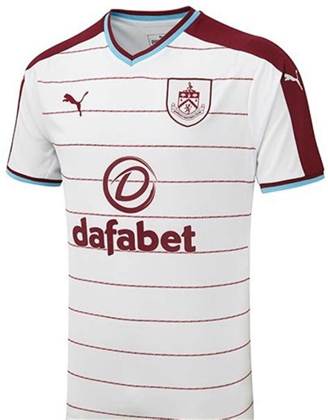 Burnley home playing kits are shown here for each year from 2001 to 2021. New Burnley FC Away Jersey 2017-2018 by Puma | Football ...