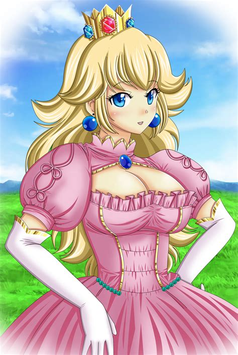 Super Mario Princess Peach By Artemisumi On Deviantart