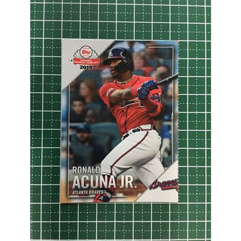 ★topps Mlb 2019 National Baseball Card Day 3 Ronald Acuna Jr Atlanta
