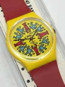 Vintage Keith Haring Swatch Watch Modele Avec Personnages Etsy