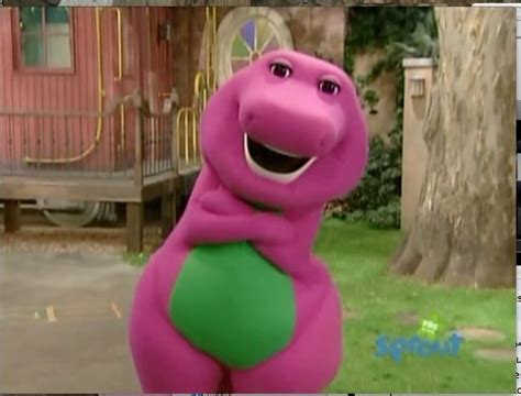 Barney's big hug in 2021  Big hugs, Elmo, Barney