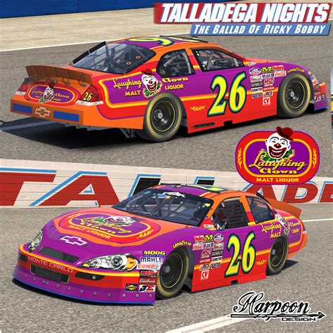 Laughing Clown Malt Liquor Talladega Nights | Hot rods cars, Talladega