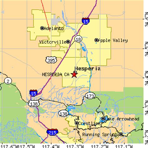 Hesperia, California (CA) ~ population data, races, housing & economy
