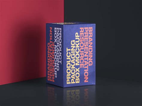 Download Free Rectangular Packaging Box Mockup (PSD)