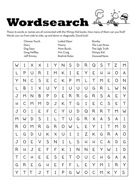 The Best Printable Kids Word Search Roy Blog