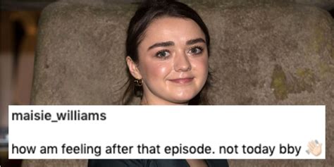 Maisie Williams Instagram Post About How She Feels After Her Big