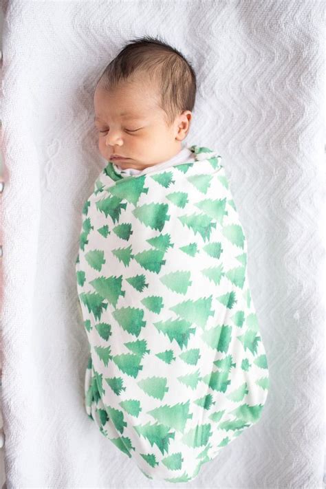 Knit Swaddle Blanket Forest In 2020 Baby Receiving Blankets