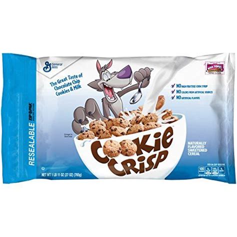 General Mills Cereals Cookie Crisp Cereal Zip Pack 27 Ounce Learn