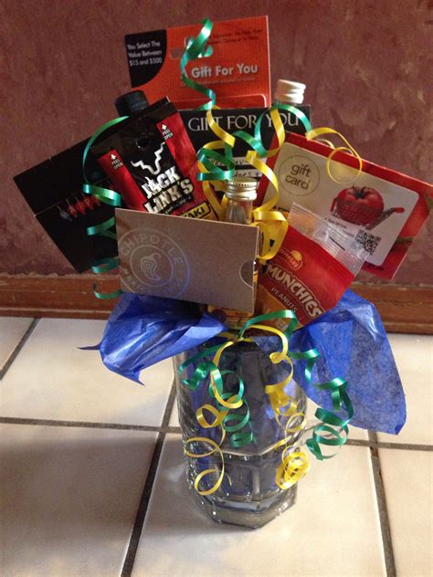 His big day's coming up, but you just don't know what to get him. Birthday gift for him. | Gift card tree, Themed gift ...