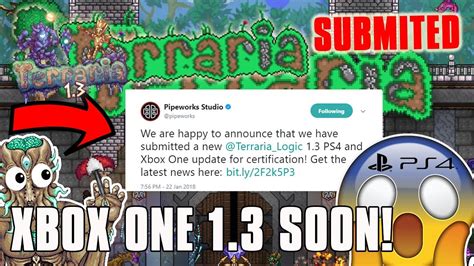 Terraria Xbox One Update 13 Release Date Gamesmeta