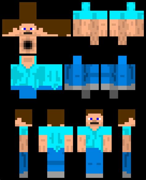 Steve Minecraft Skin Pixel Art Maker Pixel Art Minecraft Skin