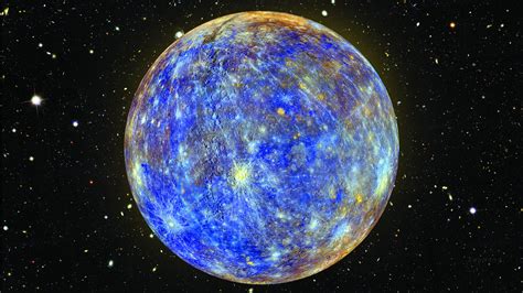 Hubble Deep Field Space Stars Blue Mercury Nasa Planet Shiny