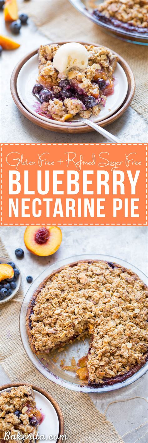 Made with only a few simple ingredients. Blueberry Nectarine Pie (Gluten Free) | Recipe | Nectarine ...