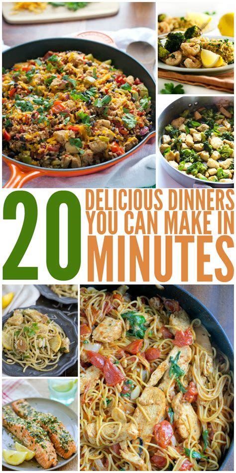 From quick weeknight meals to cozy sunday suppers, these foolproof dinner recipes will bring everyone to the table. 20 Dinner Ideas for When You Have No Time