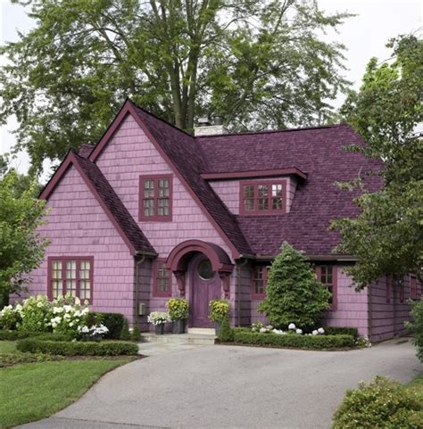 Alternate Purple House House Exterior House Paint Exterior Exterior