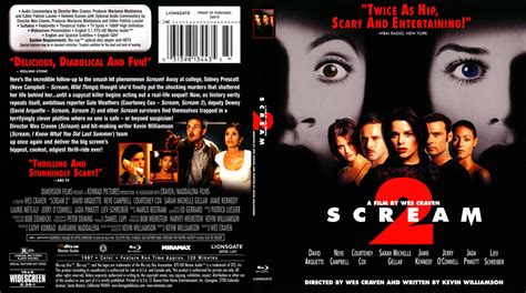 Scream 2 Movie Blu Ray Scanned Covers Scream 2 Dvd Covers