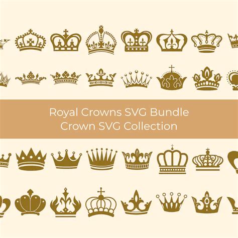 Crowns Svg Bundle Crowns Svg Crowns Clipart Crowns Cut Etsy Sexiz Pix