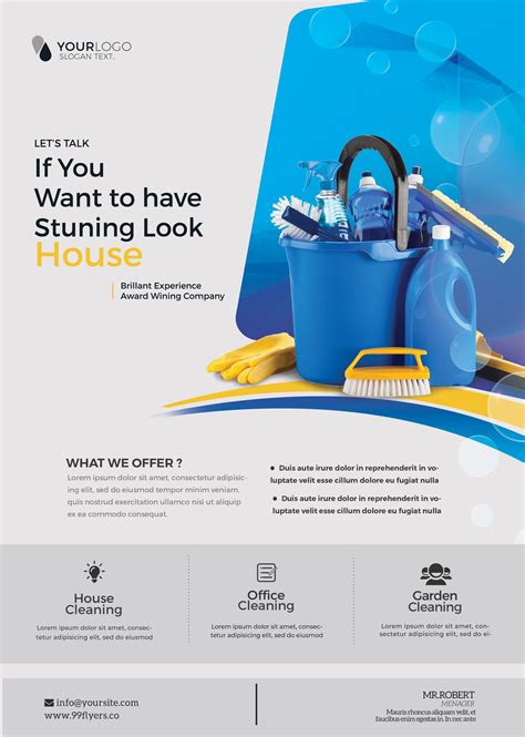 Cleaning Service Flyer Psd Template 99flyers Cleaning Service Flyer