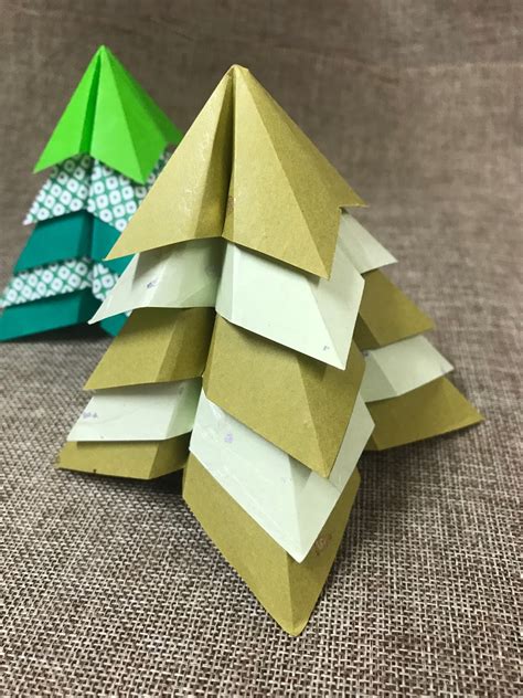 Tutorial 49 Easy Origami Christmas Tree The Idea King