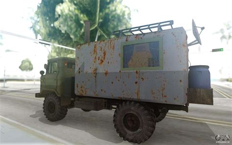 Ein haus auf rädern für jeden zweck. GAZ 66 Mini-Haus auf Rädern für GTA San Andreas