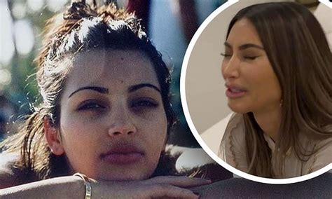 kim kardashian shares a throwback from her teens after breaking down in tears during kuwtk trailer