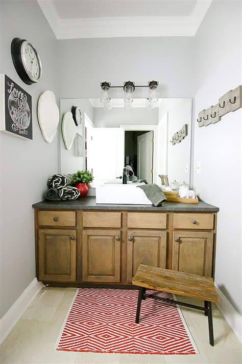 Refinishing the bathroom cabinets was the cheapest and easiest part of my remodel so far. How to Refinish a Bathroom Vanity | Refinish bathroom ...