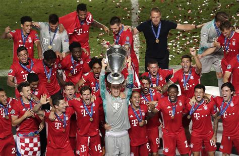 Bayern munich are crowned champions of europe for a sixth time, becoming the first team in champions league history to win every game bayern munich have scored their 500th champions league goal, becoming just the third side to reach that tally in the competition after barcelona (517). CL-Sieger ohne Superstar? Markwertanalyse unterstreicht ...